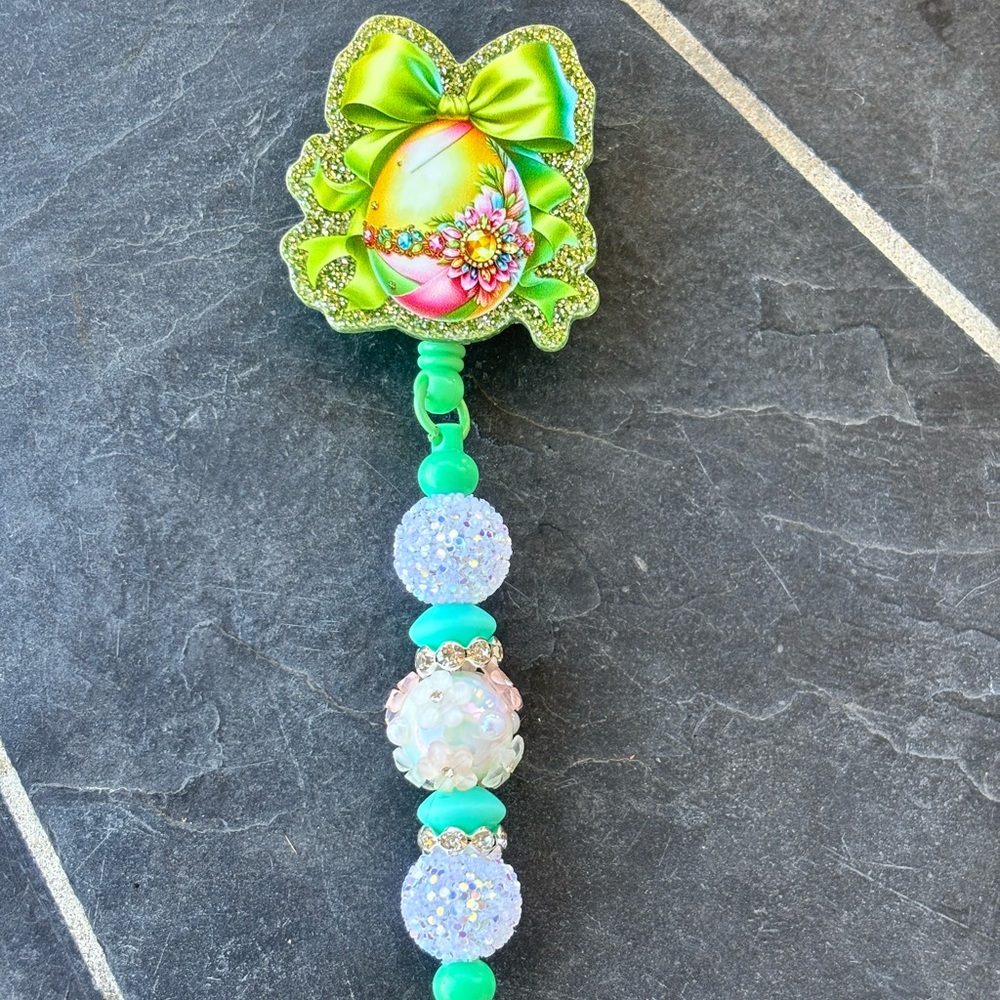 Easter egg badge reel